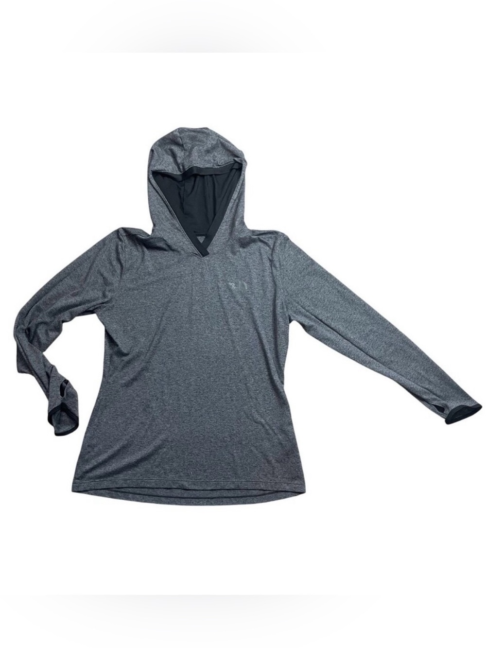 The North Face Reactor Hoodie Women's Medium Long‎ Sleeves Athleisure Shirt Gray